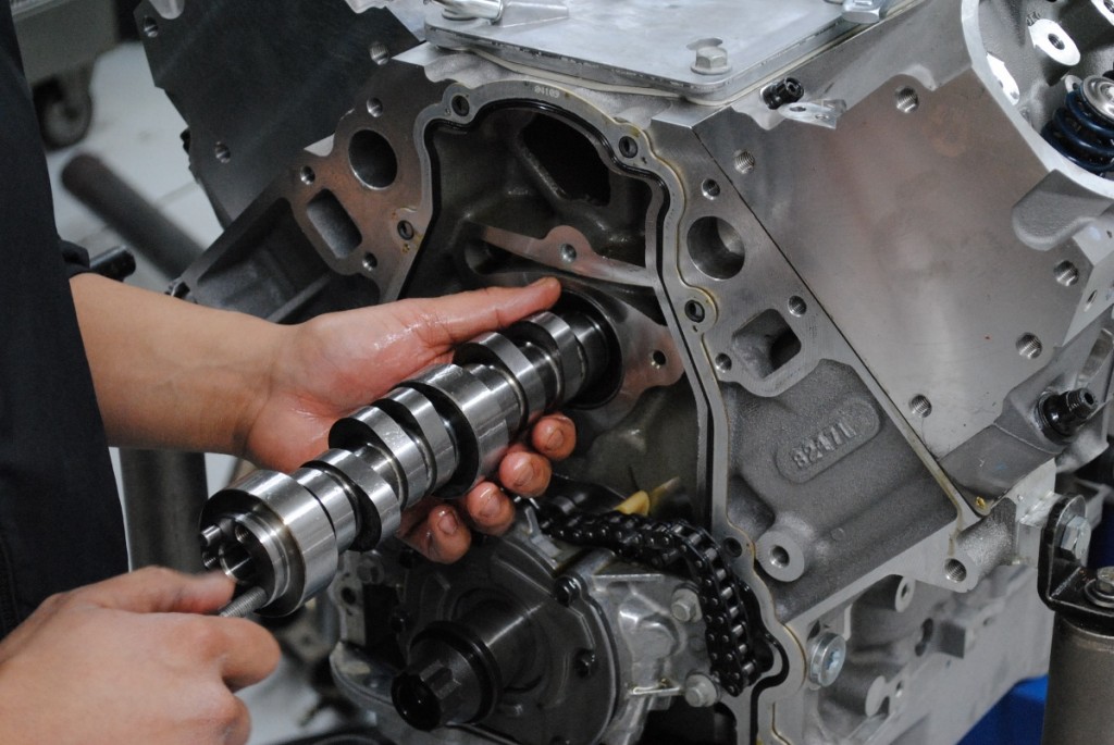 Out came the stock cam and in went the new BTR Stage IV LS3 cam. The cam upgrade increased the power output from 496 hp and 491 lb-ft of torque to 570 hp at 6,500 rpm and 515 lb-ft of torque at 5,000 rpm (a gain of 74 hp).
