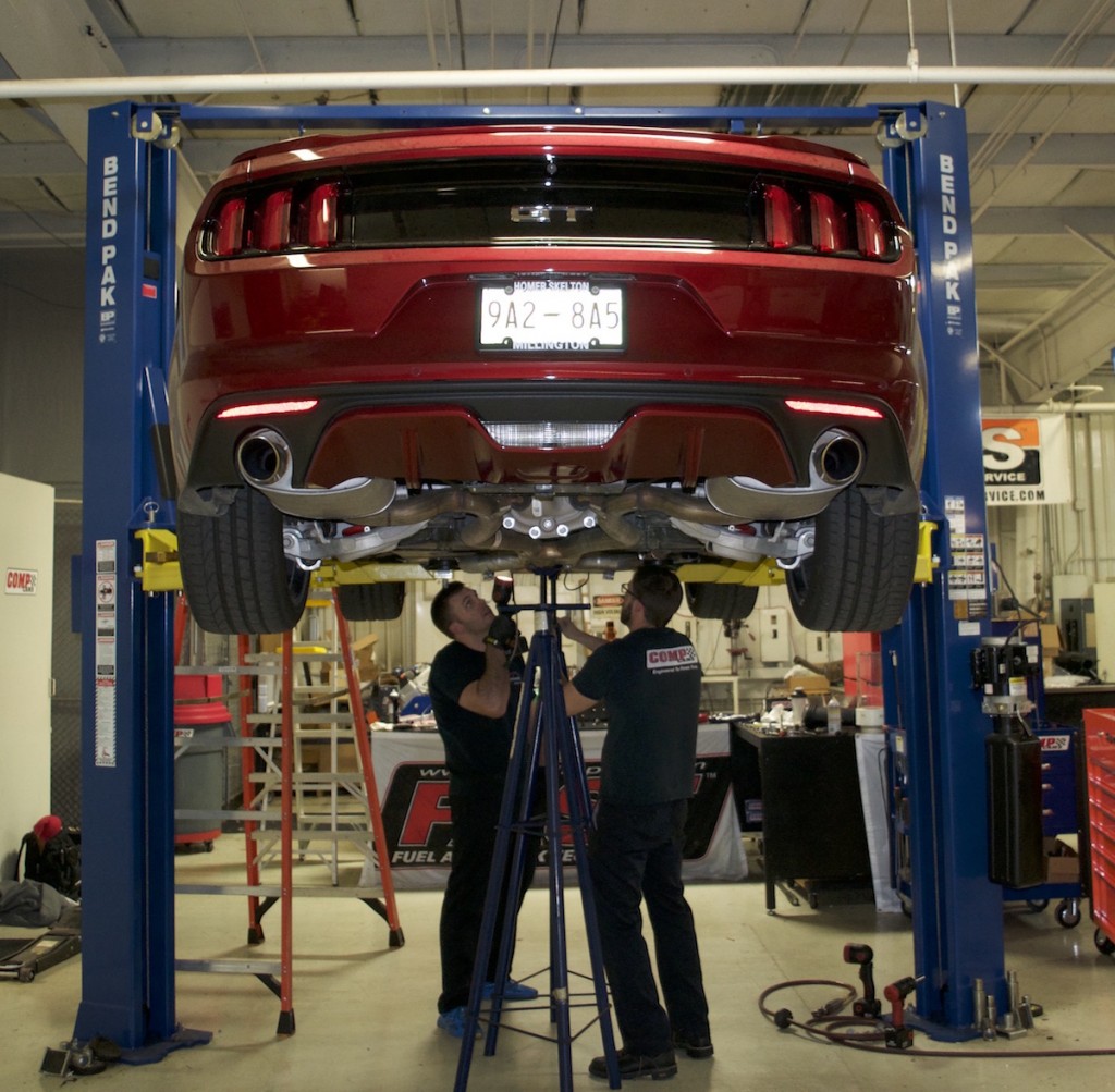 What kind of gains will our Sale Director's Roush Mustang see over a simple header swap?