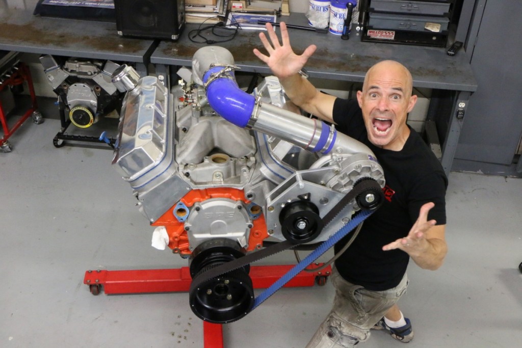 The great thing about the new BPE 540 is topping it with the power adder of your choice. Having previously run the big-block stroker with nitrous and a 6-71 blower, we decided to employ a Vortech centrifugal supercharger.